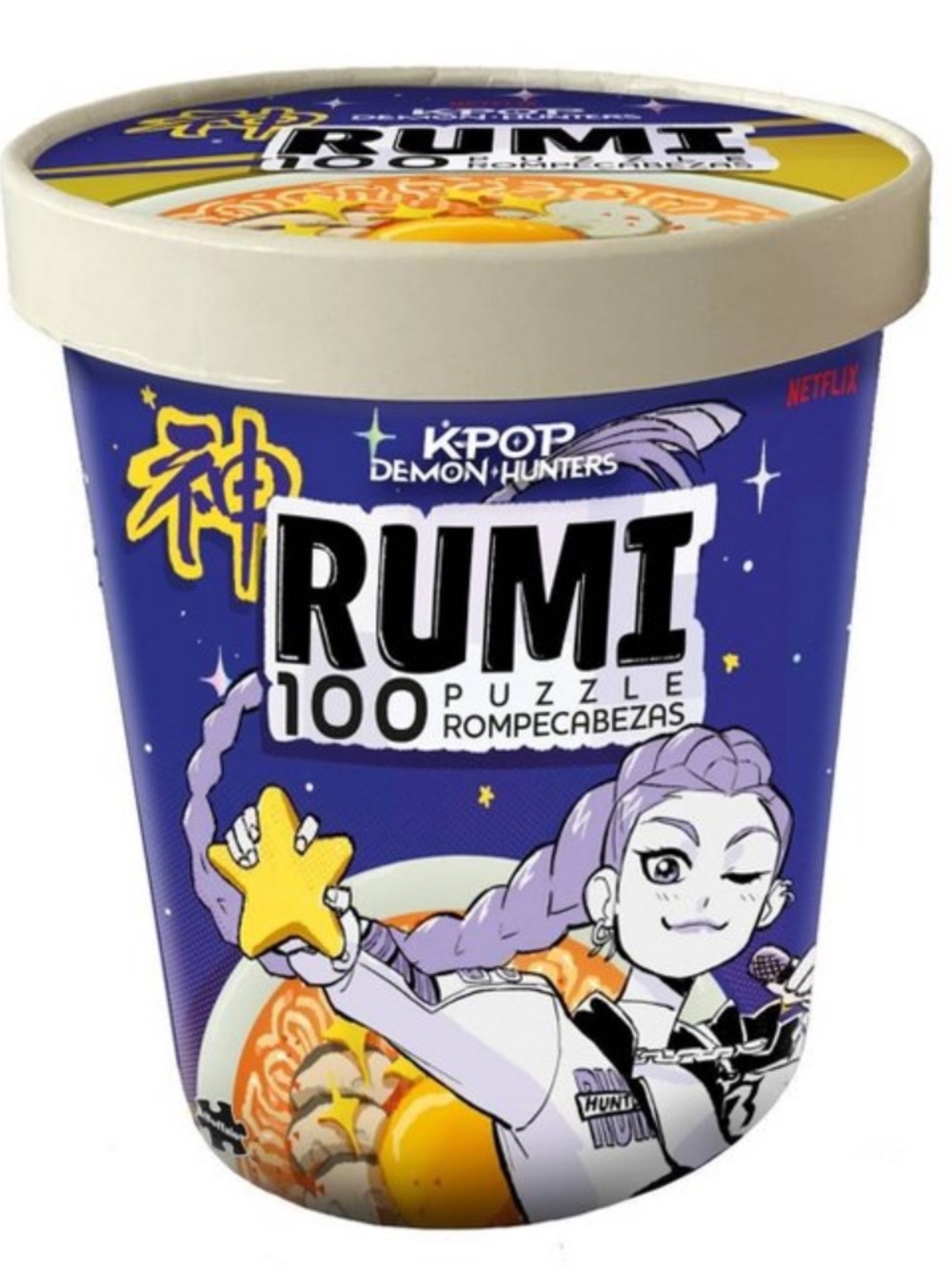 Choice K-Pop Demon Hunters Ramen Puzzle 100-Piece NEW - Picture 3 of 6